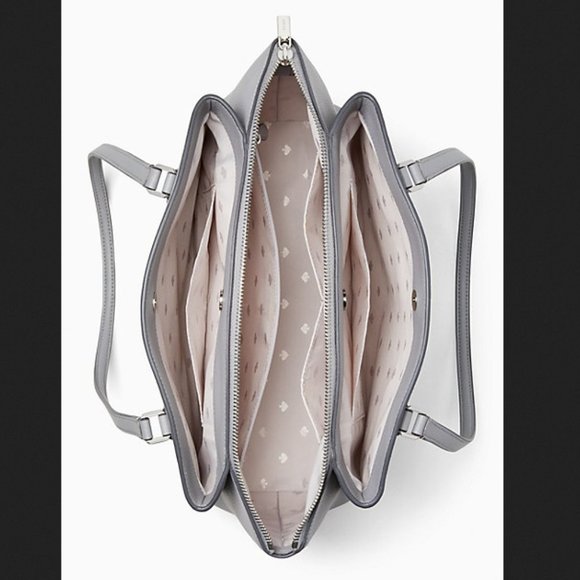 Kate Spade Monet Large Compartment Tote Nimbus Grey - Picture 4 of 16